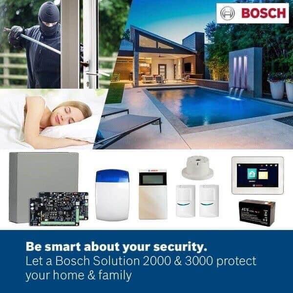 Bosch Alarm System 2000 Solution+Mini 5″ Touch Screen-Basic Package (Wired)