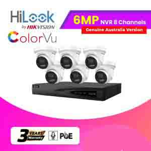 6x6MP Hilook IP Camera (ColorVu) With NVR 8 Channels