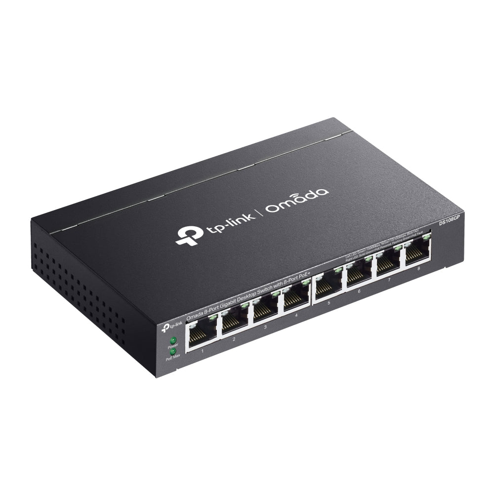 tp-link DS108GP Omada 8-Port Gigabit Desktop Switch with 8-Port PoE+