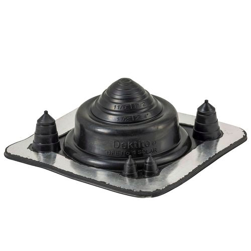 Deks 5 - 55mm Black Dektite Solar Roof Flashing