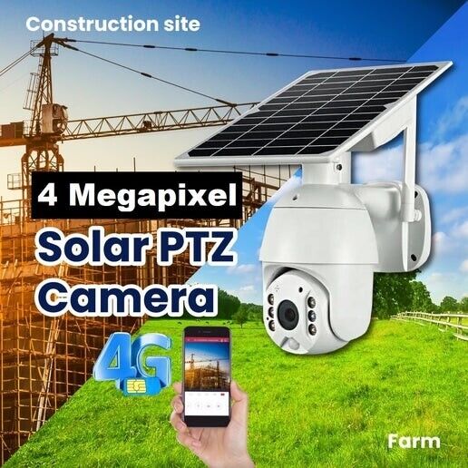 Intelligent Solar Energy Alert PTZ Camera